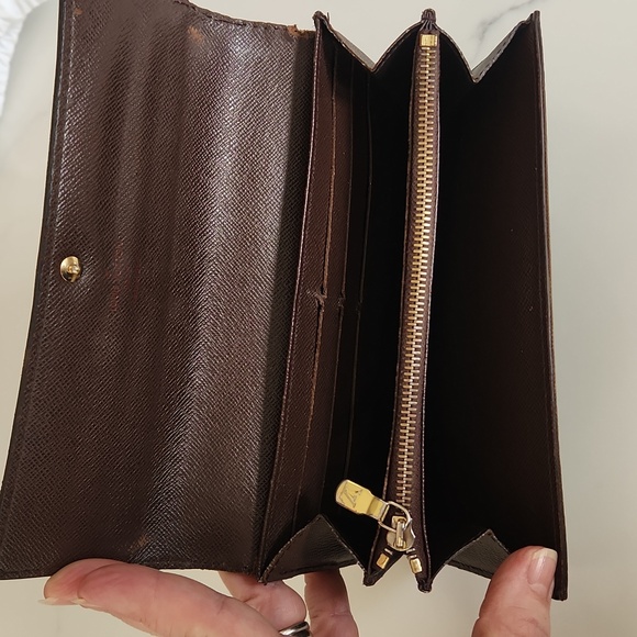 Louis Vuitton Damier Sarah long wallet EUC - Picture 5 of 12